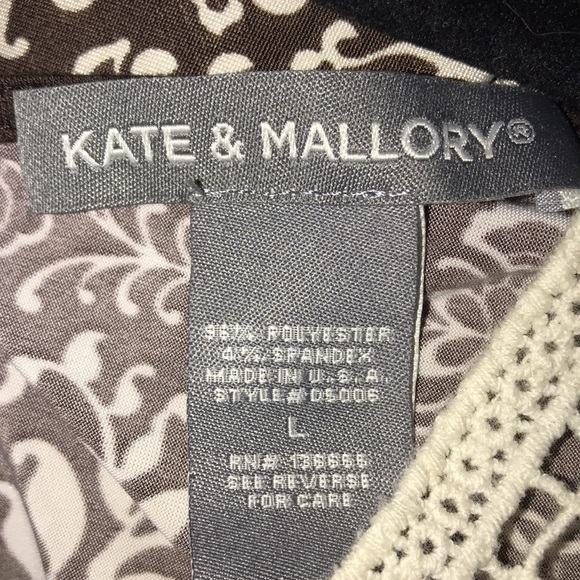 Kate & Mallory Crochet & Peony Dress Size Large - Picture 8 of 8